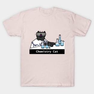 Funny Chemistry Science Cat T-Shirt